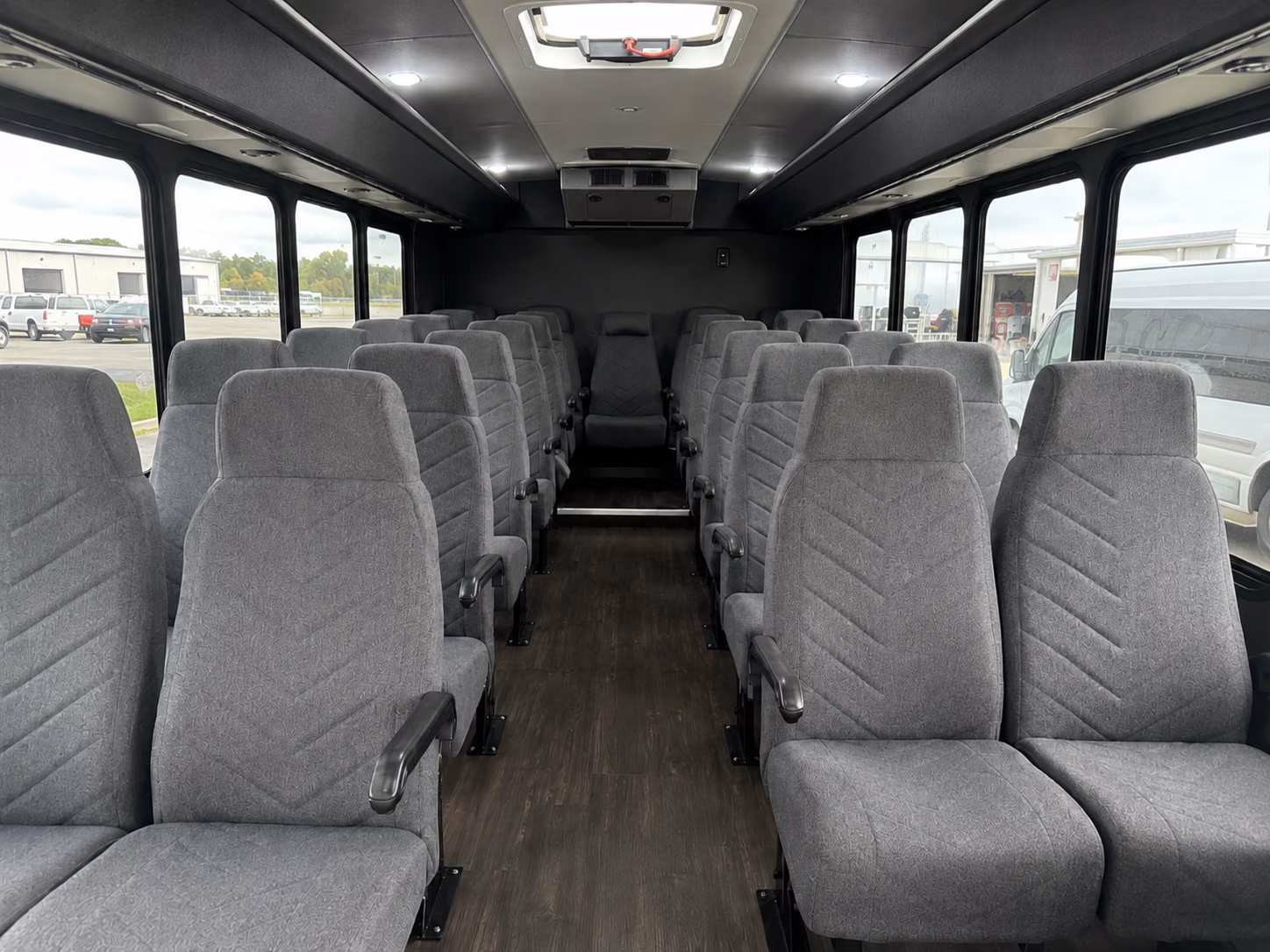 cape coral 18 passenger minibus interior