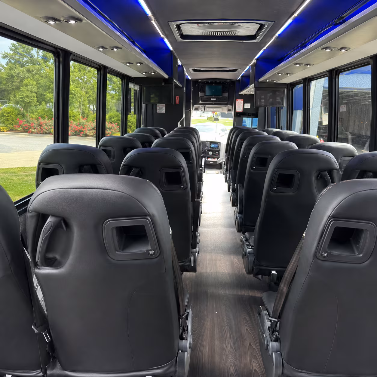cape coral 25 passenger minibus interior