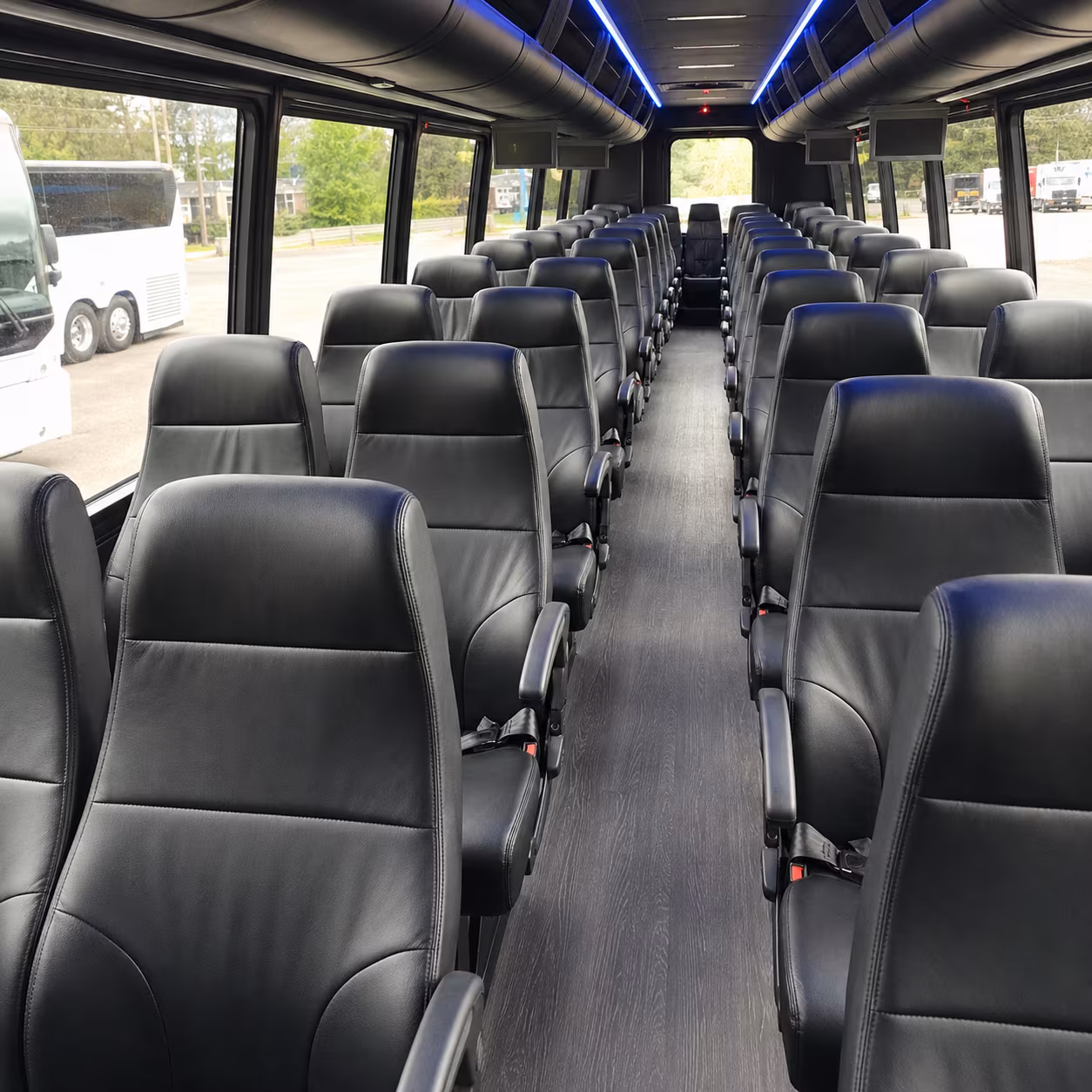 cape coral 28 passenger minibus inside
