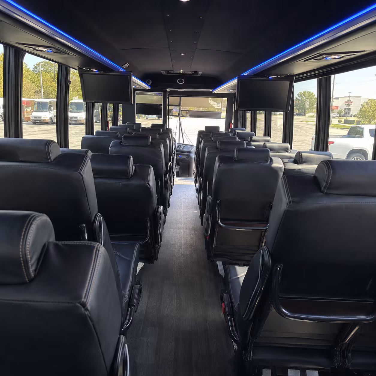 cape coral 30 passenger minibus interior