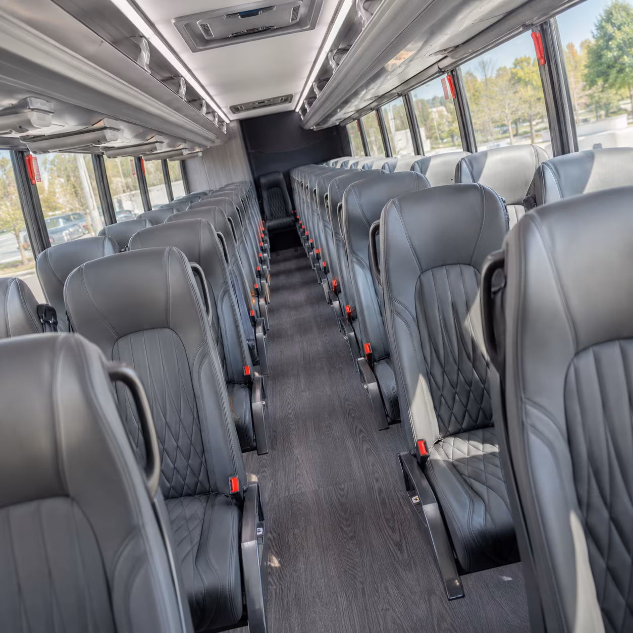 cape coral 35 passenger minibus interior