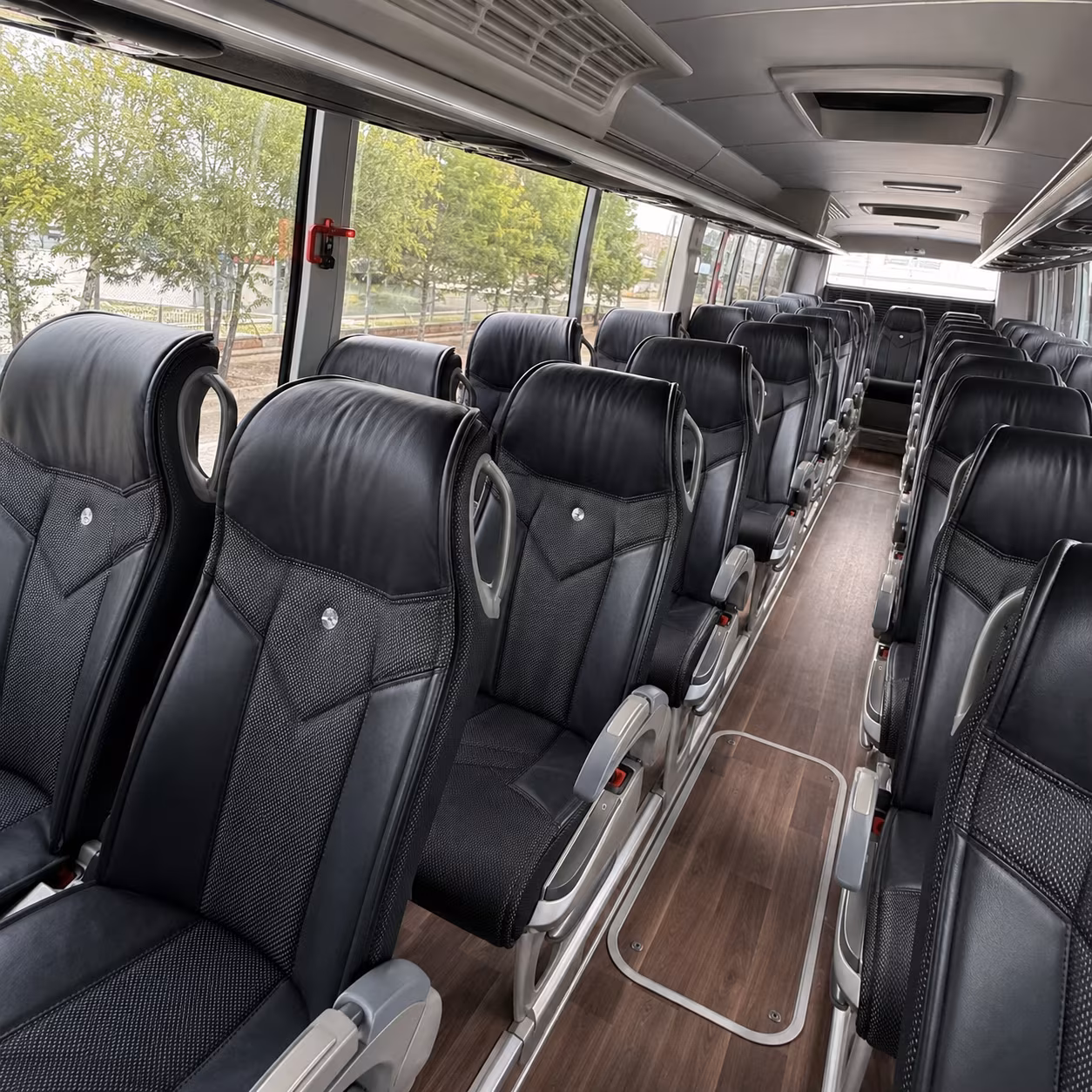 cape coral 56 passenger charter bus interior