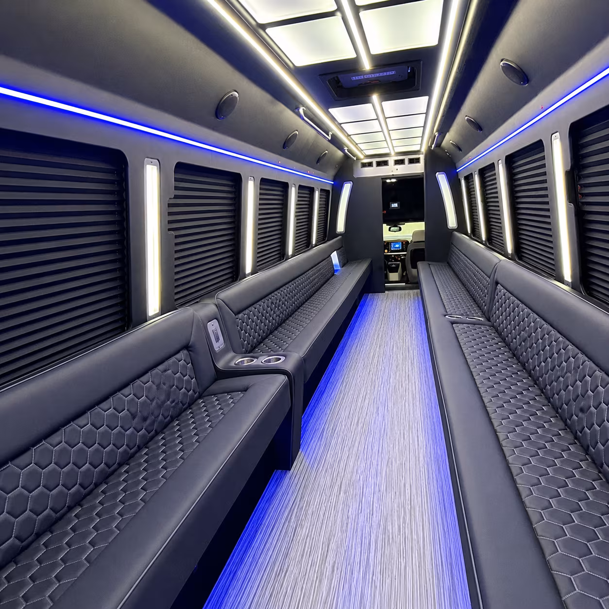 cape coral party bus interior