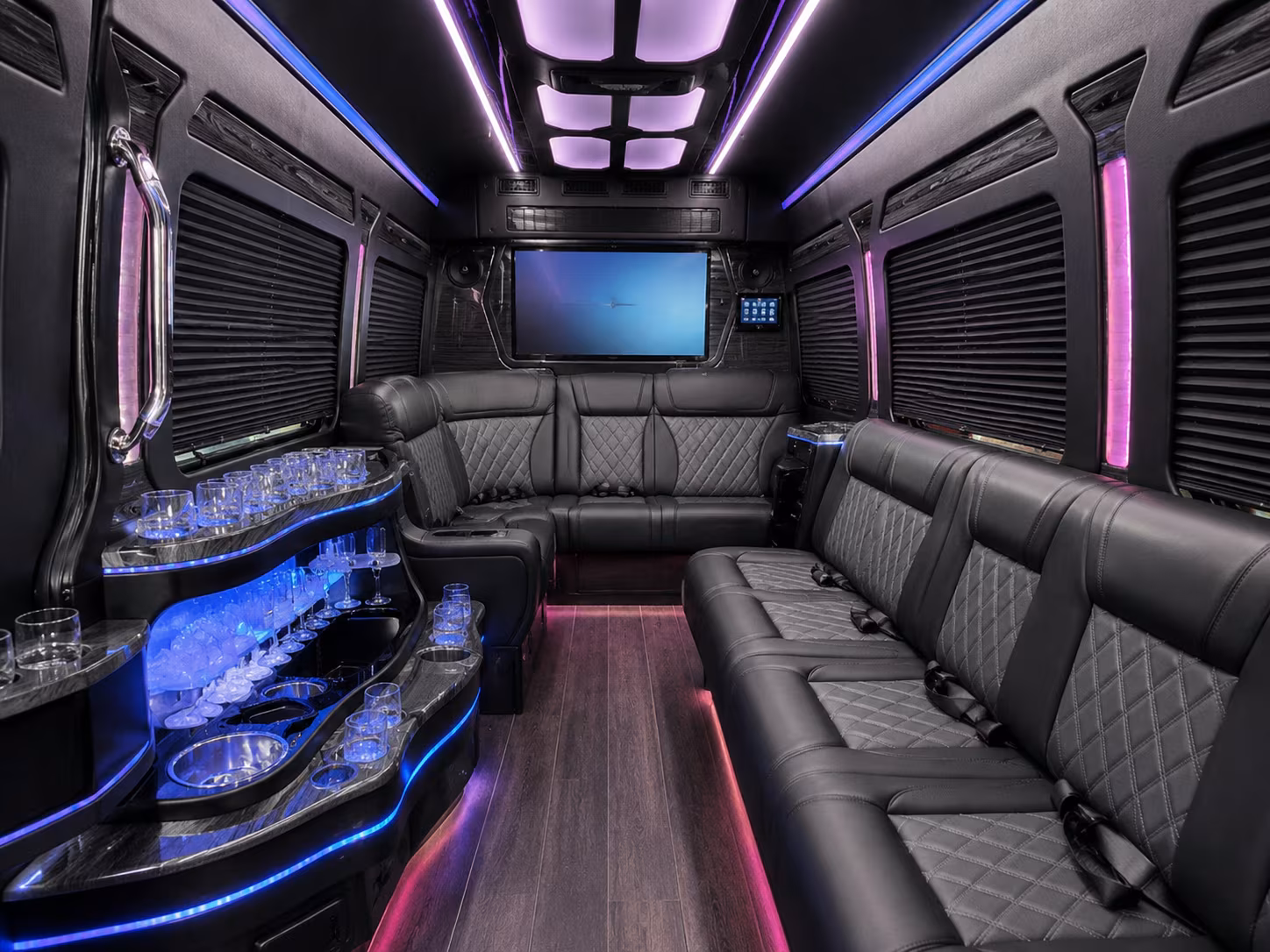 cape coral sprinter limousine inside